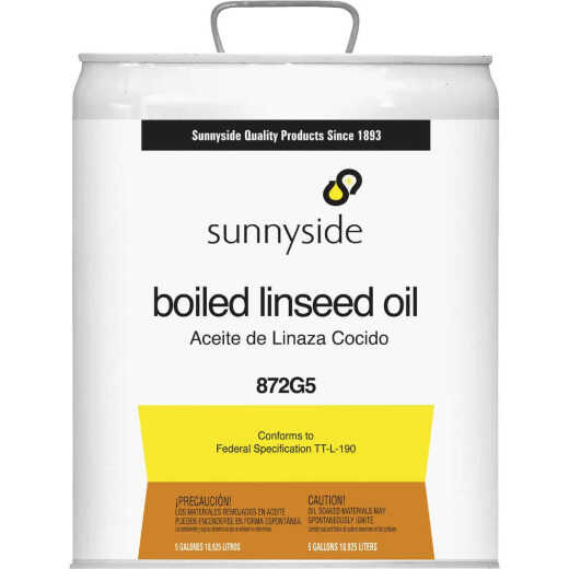 Sunnyside Boiled Linseed Oil, 5 Gal.